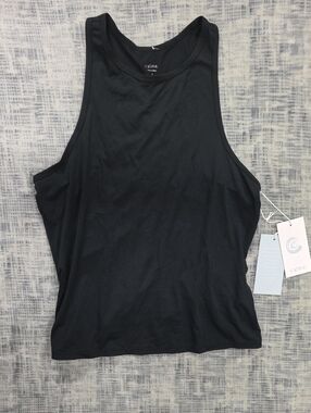 calme Women's Black Racerback Tank Top